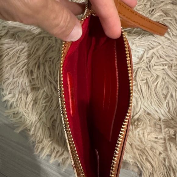 Burberry Tan and Brown Plaid Wristlet - Picture 6 of 8